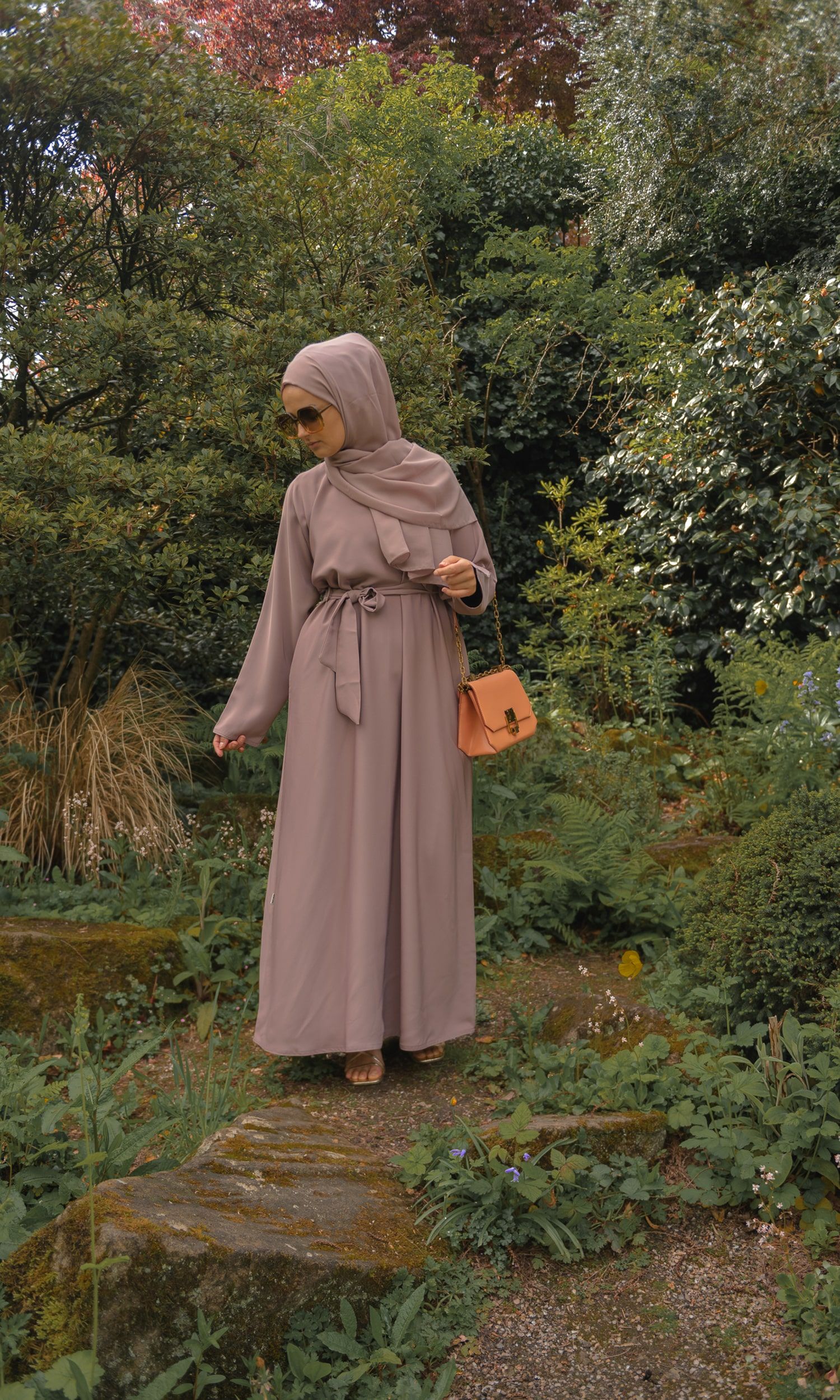 Dusky Rose Casual Abaya